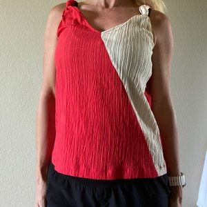 Color block tank top